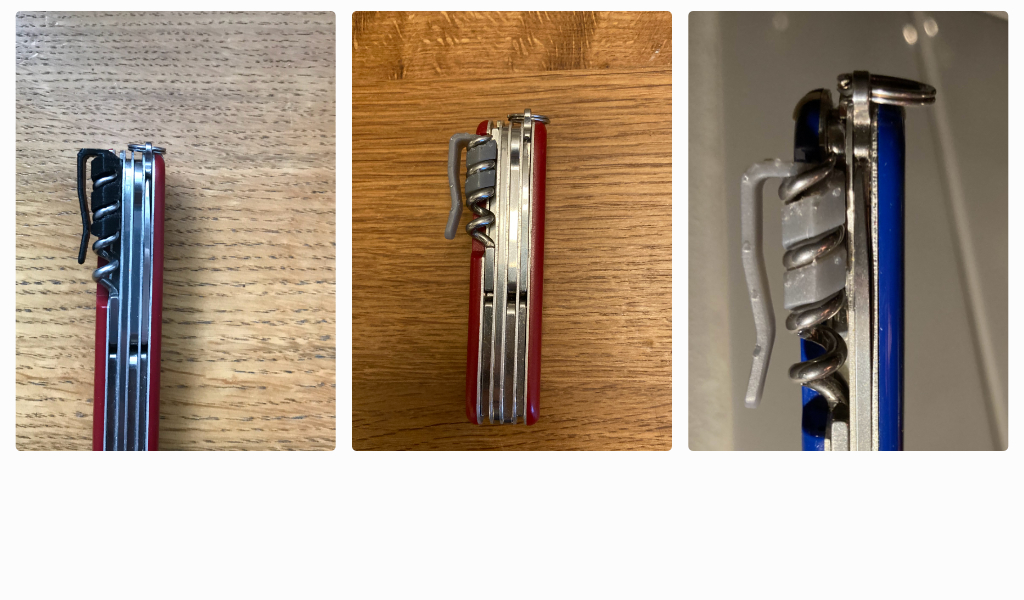 Swiss Army Knife Clip Pretotypes